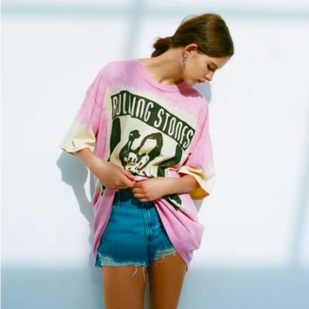 Day Rolling Stones Tie-Dye Tour T-Shirt Dress